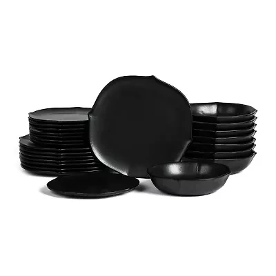 Stone + Lain Baskerville 24-pc. Stoneware Dinnerware Set