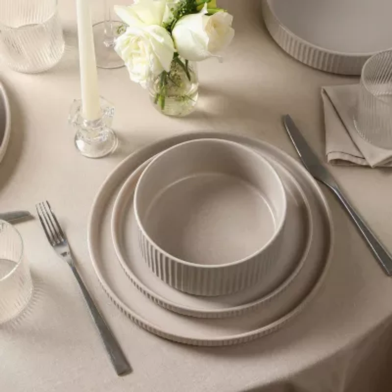 Stone + Lain Haven 4-pc. Stoneware Dinner Plate