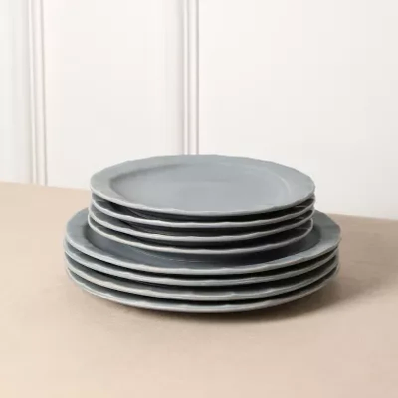 Stone + Lain Oasis 4-pc. Stoneware Dinner Plate
