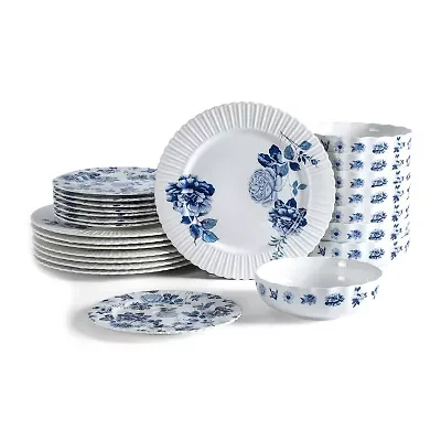 Stone + Lain Fiore 24-pc. Bone China Dinnerware Set