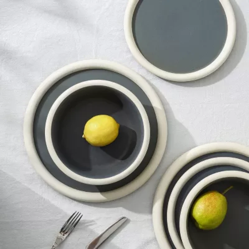 Stone + Lain Capri 4-pc. Stoneware Dinnerware Set