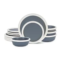 Stone + Lain Capri 4-pc. Stoneware Dinnerware Set