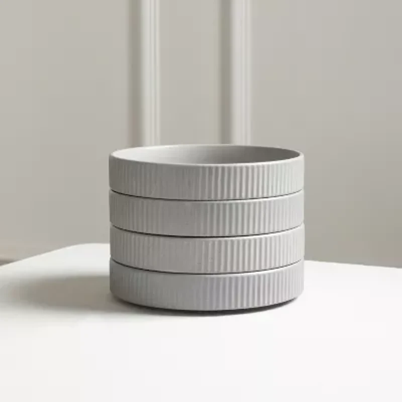 Stone + Lain Haven 4-pc. Stoneware Pasta Bowl