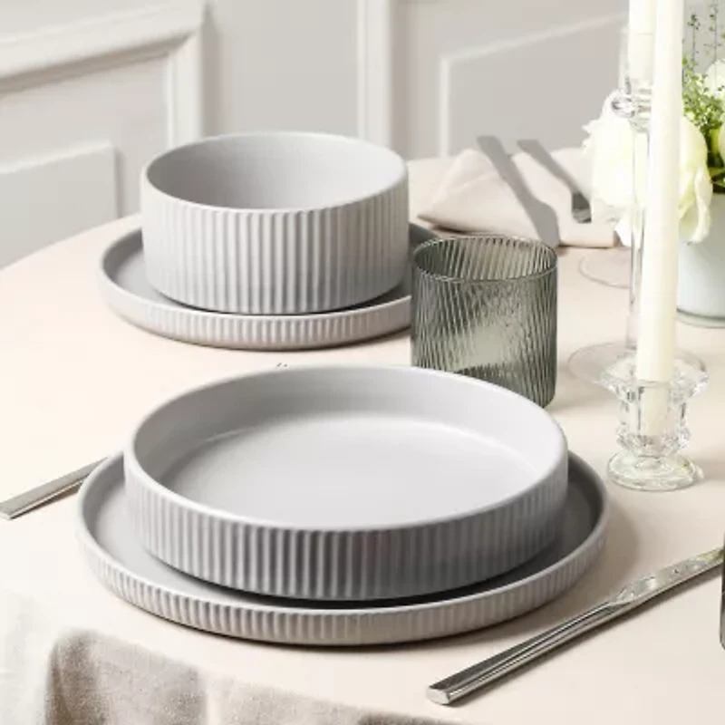 Stone + Lain Haven 4-pc. Stoneware Pasta Bowl