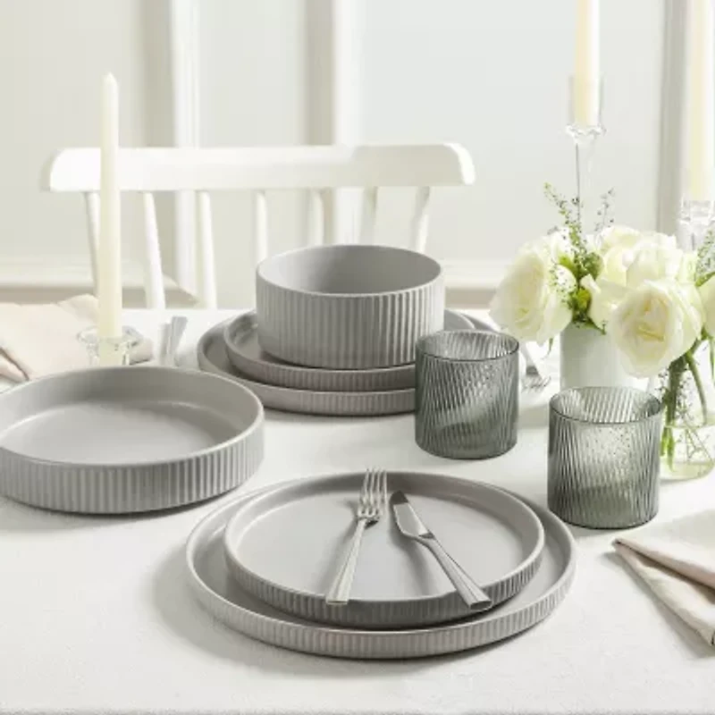 Stone + Lain Haven 4-pc. Stoneware Pasta Bowl