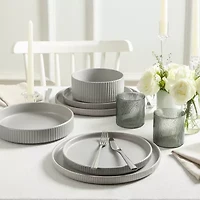 Stone + Lain Haven 4-pc. Stoneware Pasta Bowl