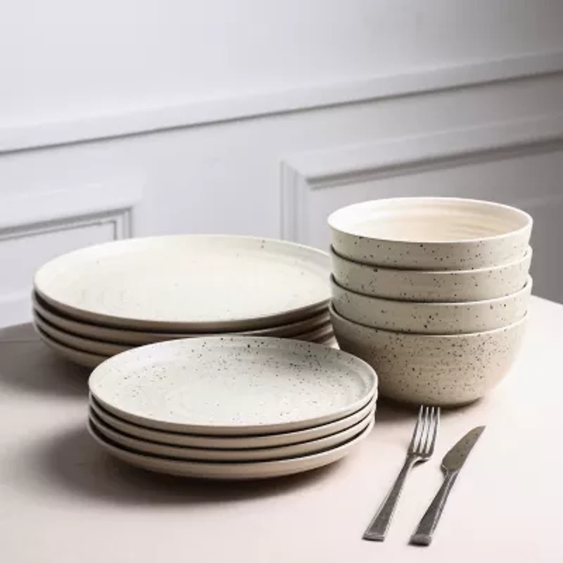 Stone + Lain Dua 4-pc. Stoneware Dinner Plate
