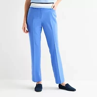 Liz Claiborne Audra Womens Mid Rise Trouser