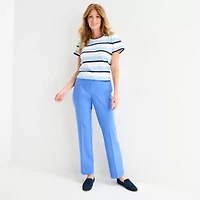 Liz Claiborne Audra Womens Mid Rise Trouser