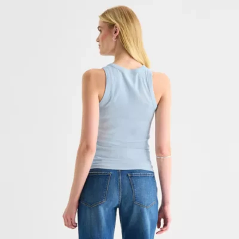 a.n.a Womens High Neck Sleeveless Tank Top