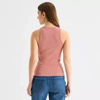 a.n.a Womens High Neck Sleeveless Tank Top