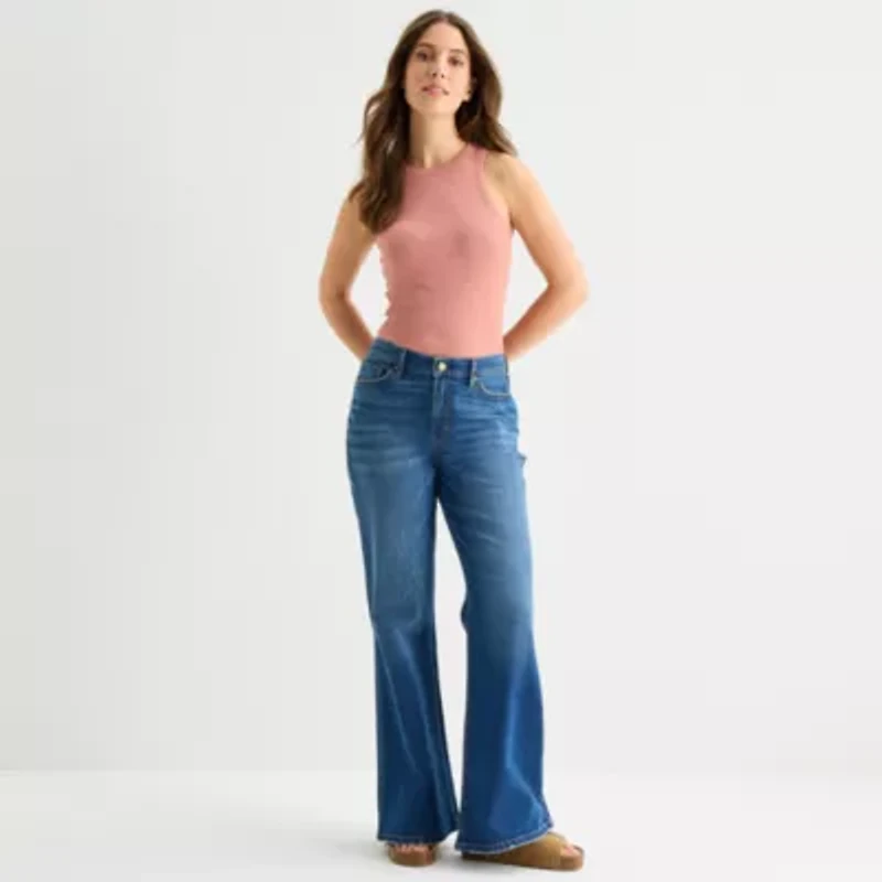 a.n.a Womens High Neck Sleeveless Tank Top