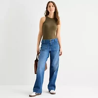 a.n.a Womens High Neck Sleeveless Tank Top