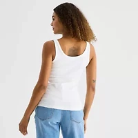 a.n.a Womens U Neck Sleeveless Tank Top