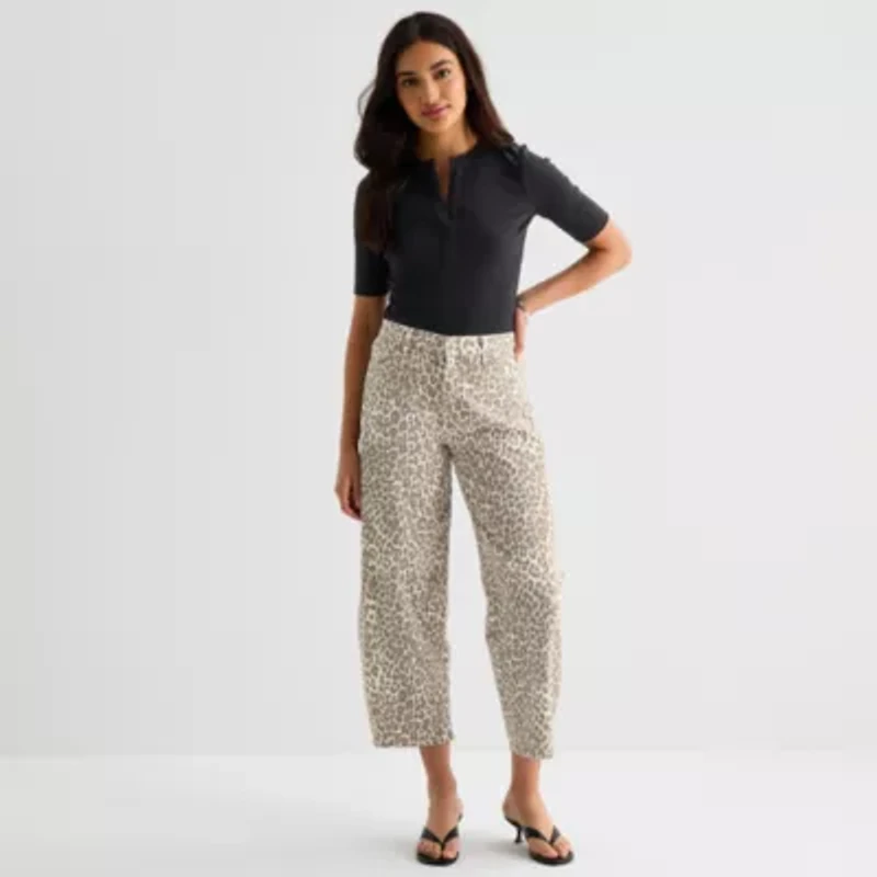 a.n.a Womens Elbow Sleeve Henley Shirt