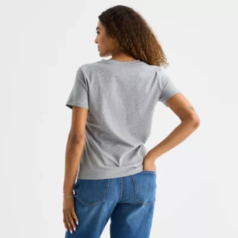 a.n.a Womens V Neck Short Sleeve T-Shirt