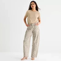 a.n.a Womens Round Neck Short Sleeve T-Shirt