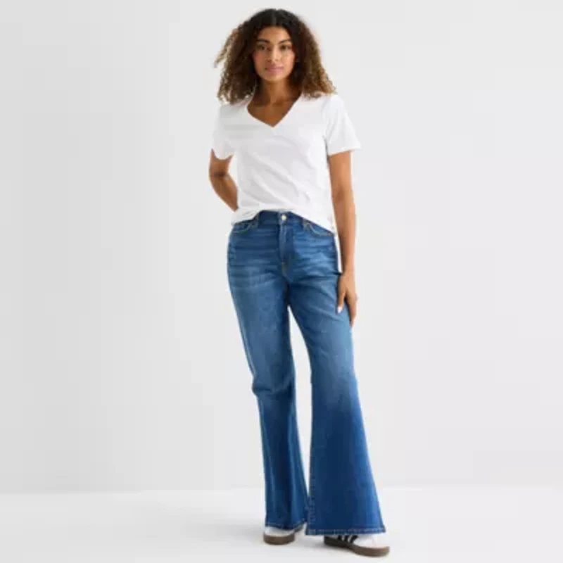 a.n.a Womens V Neck Short Sleeve T-Shirt