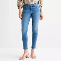 a.n.a Womens Mid Rise Skinny Fit Jean