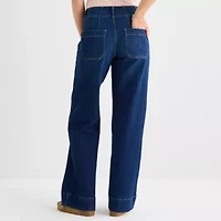 a.n.a Womens Highest Rise Wide Leg Jean
