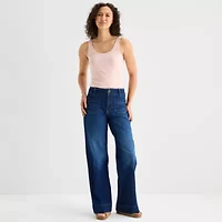 a.n.a Womens Highest Rise Wide Leg Jean