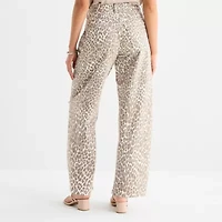 a.n.a Animal Womens Mid Rise Barrel Jean