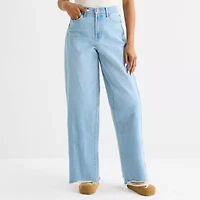 a.n.a Womens Mid Rise Barrel Jean