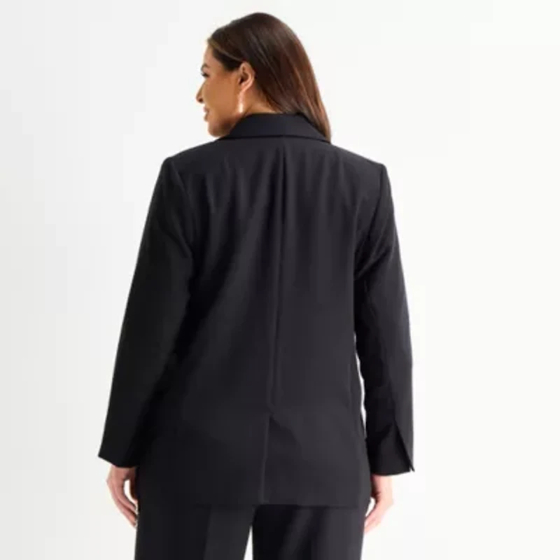 Liz Claiborne Womens Plus Classic Fit Blazer