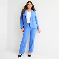 Liz Claiborne Womens Plus Mid Rise Trouser