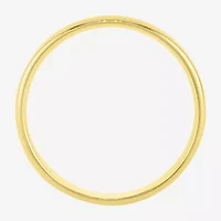 Mens 4MM 14K Gold Over Silver Wedding Band