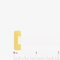 Mens 8MM 14K Gold Over Silver Wedding Band