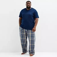 St. John's Bay Mens Poplin Big and Tall Pajama Pants