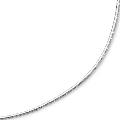 Sterling Silver 18” .8mm Snake Chain