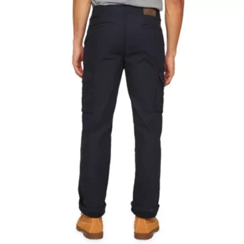 Smiths Workwear Fleece Lined Mens Stretch Fabric Relaxed Fit Cargo Pant