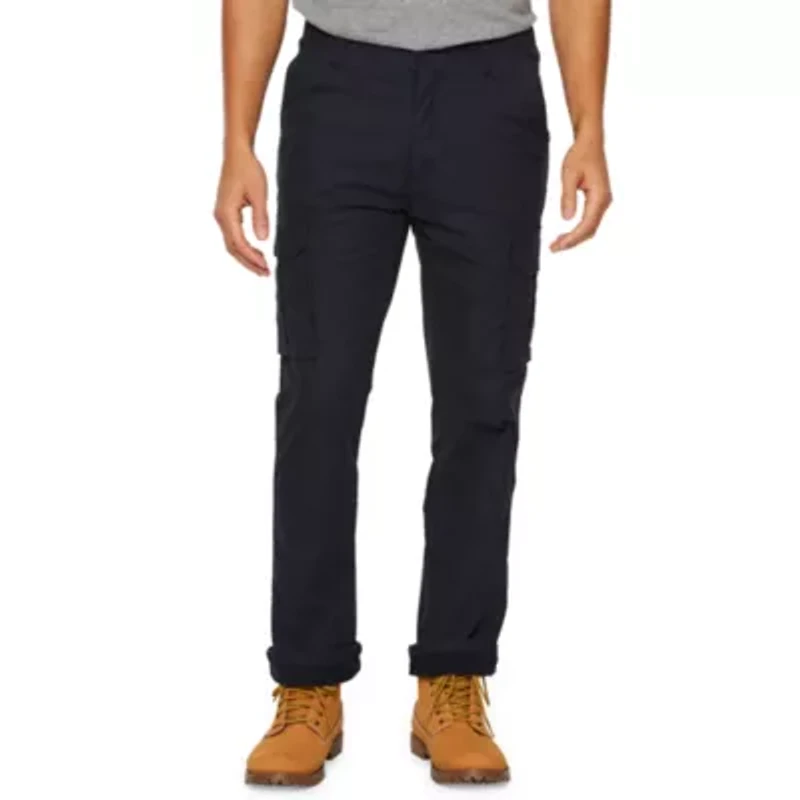 Smiths Workwear Fleece Lined Mens Stretch Fabric Relaxed Fit Cargo Pant