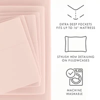 Casual Comfort™ Premium Ultra Soft Microfiber Wrinkle Free 6 Piece Sheet Set