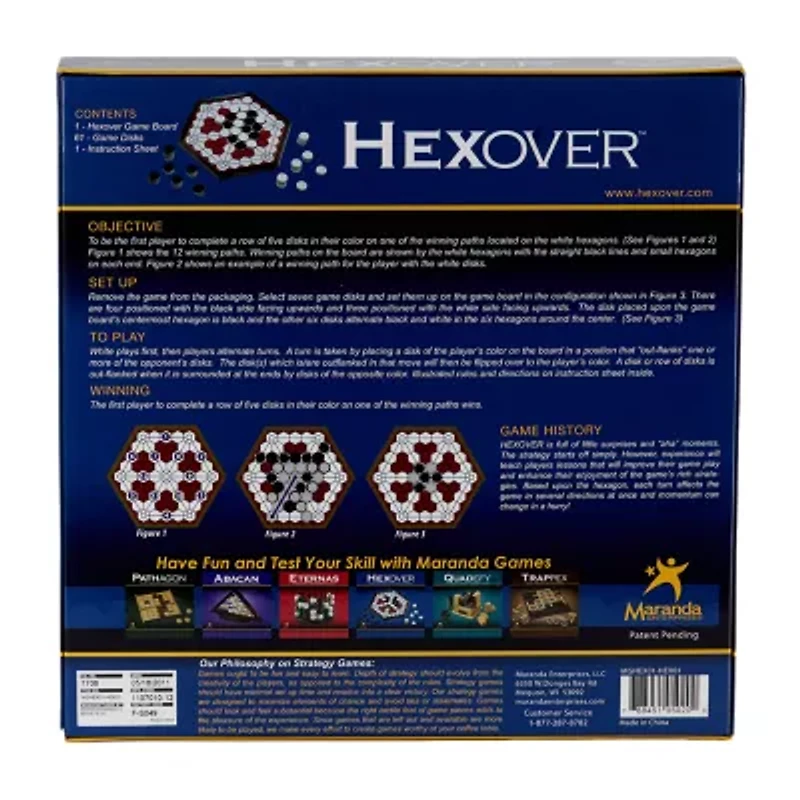 Maranda Enterprises, Llc Hexover Board Game