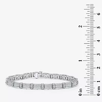 (I / I1) Womens 10K Gold 7.25 Inch or 8 Link Bracelet