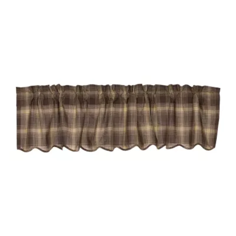 Vhc Brands Dawson Star Rod Pocket Scallop Valance