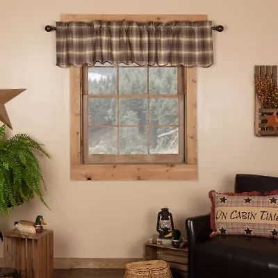 Vhc Brands Dawson Star Rod Pocket Scallop Valance