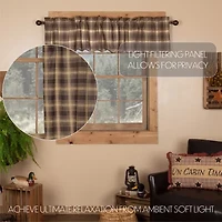 Vhc Brands Dawson Star Rod Pocket Scallop Valance