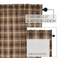 Vhc Brands Dawson Star Rod Pocket Scallop Valance