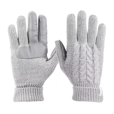 Isotoner Smartdri Cable Knit G Touch Screen Enabled Gloves
