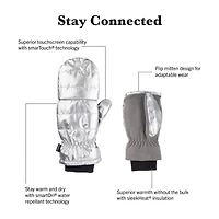 Isotoner Iridescent Sleekheat Mittens
