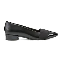 Easy Spirit Castle Womens Pointed Closed Toe Block Heel Pumps