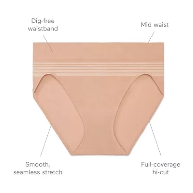 Warners® No Pinching, Problems® Dig-Free Comfort Waist Smooth and Seamless Hi-Cut RT5501P