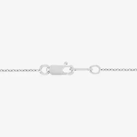 Limited Quantities! Womens 1/ CT. T.W. Natural White Diamond Sterling Silver Heart 18 Inch Pendant Necklace