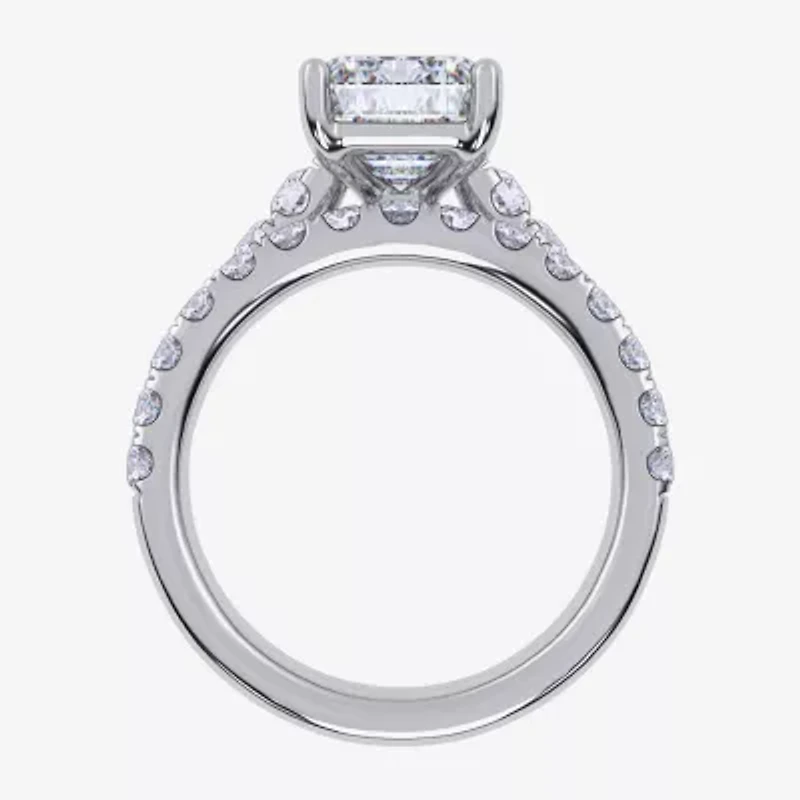 (G-H / Si1-Si2) Womens 4 CT. T.W. Lab Grown White Diamond 14K Gold Bridal Set
