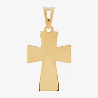 Womens 14K Gold Cross Pendant