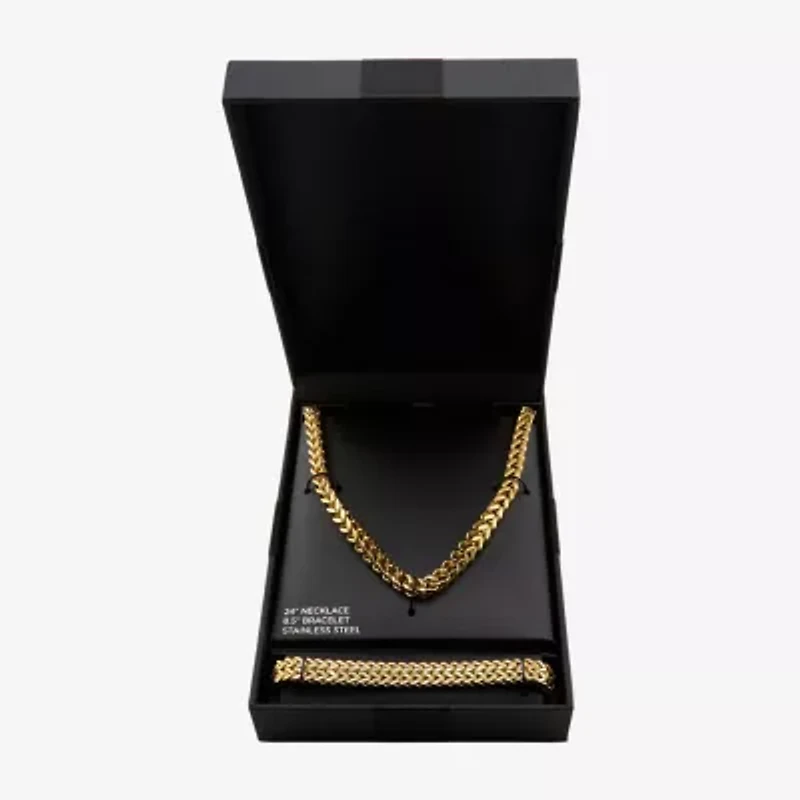 Mens Stainless Steel 1 Pair Jewelry Set
